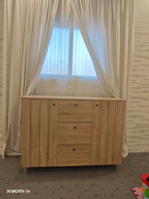 Barely used Edmond 2-Door Sideboard with 3 Drawers. Retail SAR 499, selling for SAR 320.