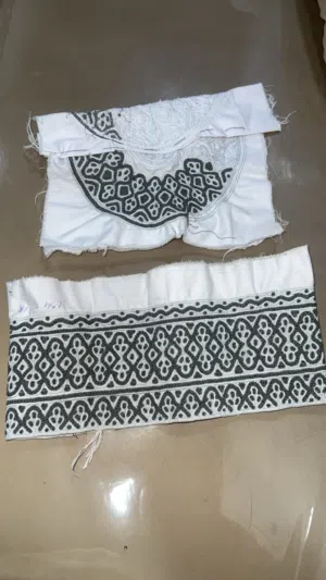 كمه عمانية خياطة يد عمانيه ( قيد الخياطه)