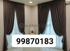 تفصال جميع انواع الستاير وتنجيد فك وتركيب ستاير
