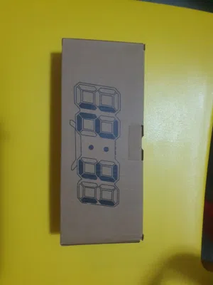 white led digital clock for setup