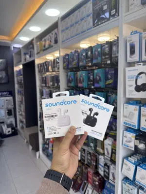 سماعة Anker k20i مكفولة 18 شهر تعمل حتى 36 ساعه صوت قوي الصوت مكالمه معززه بالذكاء ااصطناعي