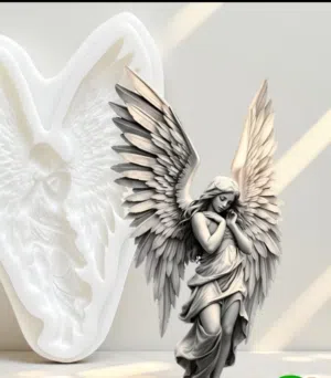 Brand New Lion Goddess Silicone Candle Mold - Unused