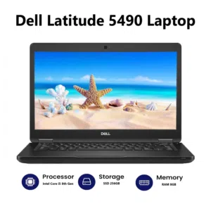 DELL 5490 i5 8th gen 8 gb ram 256 ssd  Available