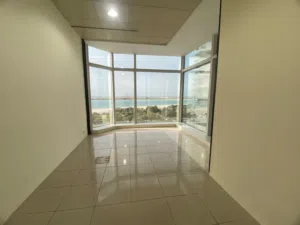UNFURNISHED OFFICE WITH SEA VIEW FOR RENT AT CORNICHE BUSINESS CENTER