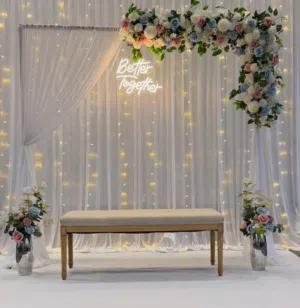 خلفيات وبرادي مضاءة للحفلات