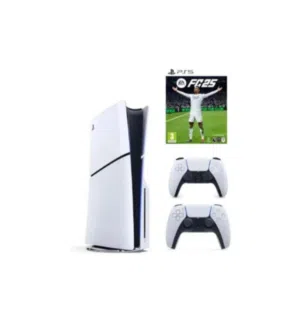 playstation 5 with 2 con and charger and fifa 25 and gta 4