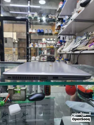 لابتوب HP مستعمل نضافه 95 بطاريه جديده مع شاحنه اصليه كيبورد عربي نكليزي