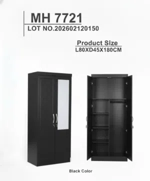 2 door wardrobe new available for sell