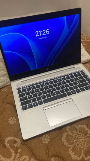 HP Elitebook 745 G6 Amd ryzen 7 pro 3700u (8cpus) 8g ram dd4  يمكن ترجعو يولي 16g 128ssd  يمكن ترجعو