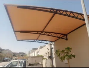 مظلات وسواتر وجميع أعمال الحداده