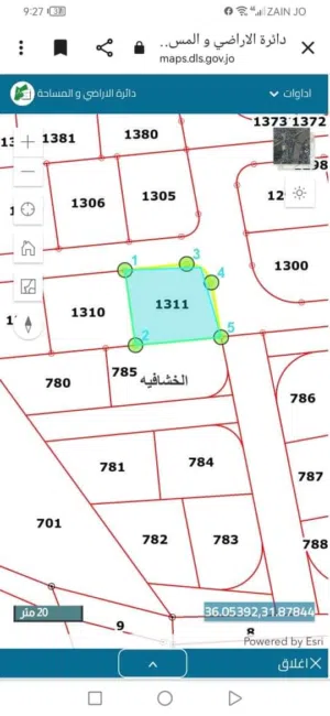 Residential Land for Sale in Amman Alkhashafia