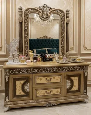 Luxury furniture in Golden brownish color