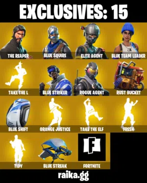 حساب فورت 43 سكن سيزون الثالث عرق فخم