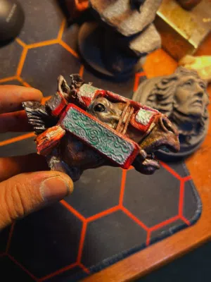 منحوتة حصان ليبي مغناطيس