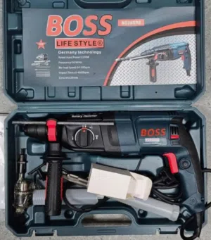 Rotary Hammer Drill, 2200 w Hammering, Drilling Machine, 0-1100 RPM, 0-4800 BPM,