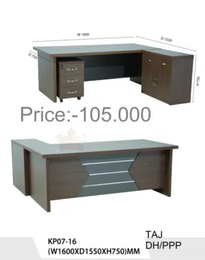 طاولة مكتب جديدة تمامًا على شكل حرف L Brand New Office Table-L Shape