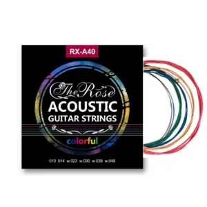 اوتار اكوستك جيتار – The Rose Acoustic Guitar Strings Colorful