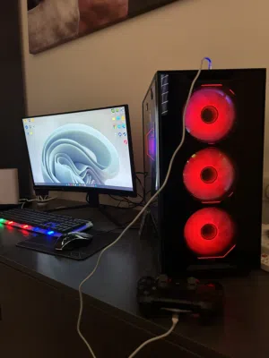 بي سي ألعاب Gaming PC i5-11400F  GTX 1650 SUPER  RAM 16GB  SSD 1TB