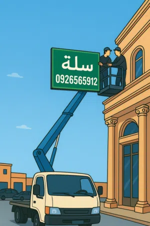 (سلة ونش للإيجار) رافعة سلة مع ونش17متر للإيجار (اليومي٫الساعة٫قطع لف) للإستفسار التواصل على الرقم