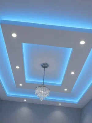 Gypsum Board Decor on Ceiling,Partition & Wall Moulding Work etc.