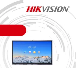 شاشة تفاعلية Hikvision 4K مع كاميرا