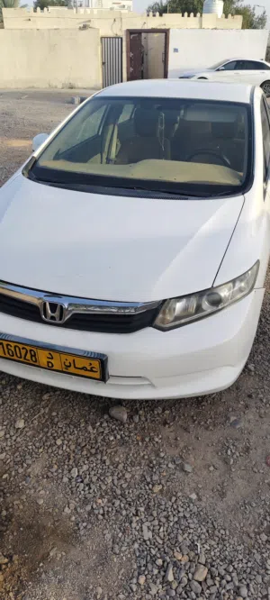 2012 Honda Civic Sedan for Sale - White, Gasoline, Used with Excellent Condition