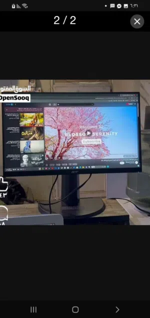 24.5" Acer monitors for sale  in Basra