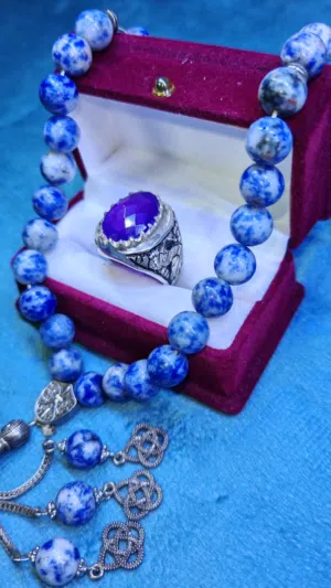 خاتم فضة صياغه يدويه الصايغ بدرام الايراني 925