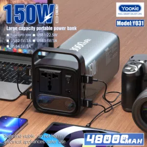 YOOKIE YO31 Outdoor Power Bank 48000mAh – 150Wh USB Port Fast