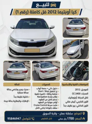 Used Kia Optima in Al Batinah