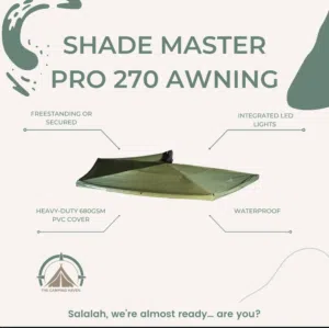 للبيع مظلة سيارة – Shade Master Pro 270 Awning استمتع بالرحلات والتخييم براحة أكبر مع مظلة