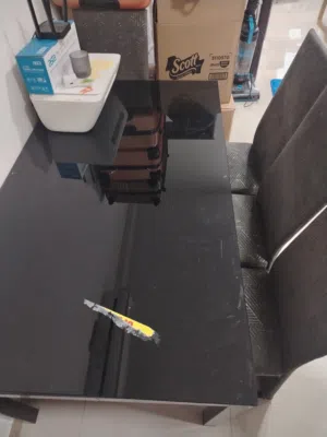 طاوله طعام مع 6 كراسي جداد