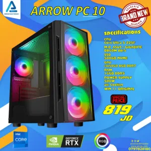 تجميعة كمبيوتر Pc Computer Ultra 5 16GB Ram RTX5060 بافضل الاسعار