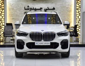 BMW X5 xDrive40i M-Kit ( 2019 Model ) in White Color GCC Specs This has done a kilometer of 126,000