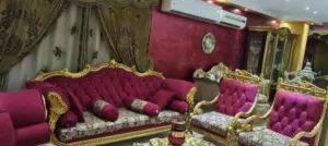 فرصة لن تتكرر عدد اتنين 2 صالون كلاسيك ملكي فاخر بحالة ممتازة وكأنه جديد السعر المكتوب للصالونين