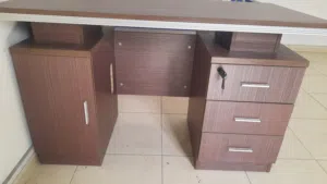 Stylish Wooden Study Table with Storage