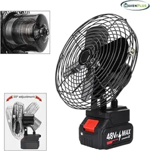 metal fan rechargable