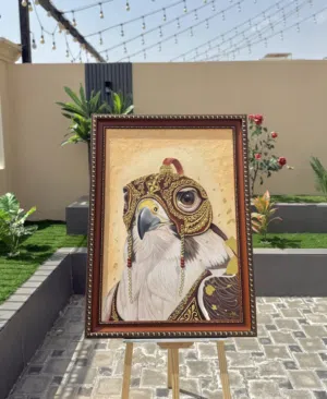 لوحة ( النايف ) .. شموخٌ يترصّع بالذهب