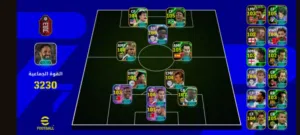 حساب فى لعبة eFoot ball