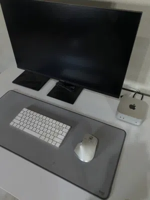 Mac mini M4 - xiamo 2k monitor - apple Magic Keyboard - logi tech mouse and mouse pad