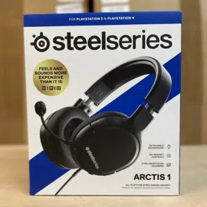 SteelSeries Arctis 1 Wired Gaming Headset - Detachable Clearcast Microphone Lightweight Steel-Reinfo