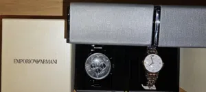 عدد 2 ساعه حريمي emporio armani