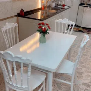 ميز طعام تركي مع 4 كراسي