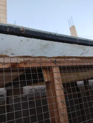 قفص طول 180 مع لوح زجاج
