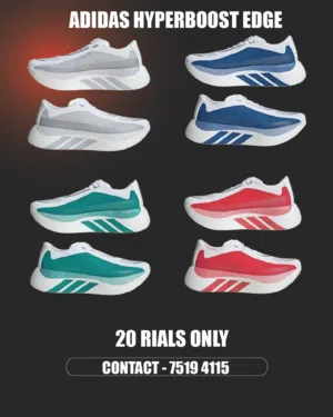 Adidas Hyperboost Edge delivery within 4-6 days Free Delivery Azaiba Outside azaiba delivery 3 rial