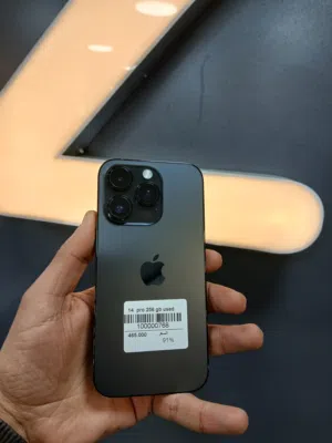 ايفون 14 برو / نسخة 256 جيجا / Esim شريحة الكترونية / بطارية 91% / مش مفتوح ولا مصلح