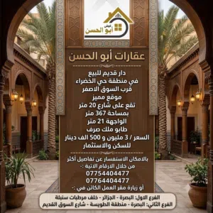 Mixed Use Land for Rent in Basra Khadra'a