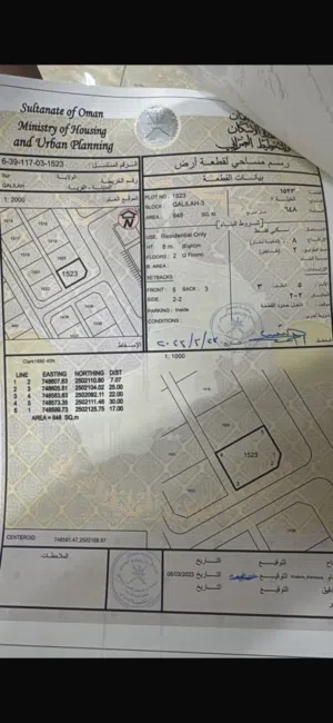 Residential Land for Sale in Al Sharqiya Sur