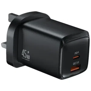 شاحن حائطي Green Lion G-Charge Series بمنفذ USB-C بقوة 45 وات PD مع الوايرات
