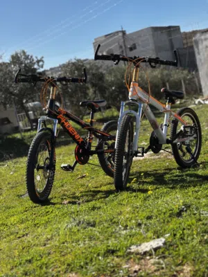 بسكليتين/دراجتين هوائيتين phofnix الحجم 22 + حماله بسكليتات